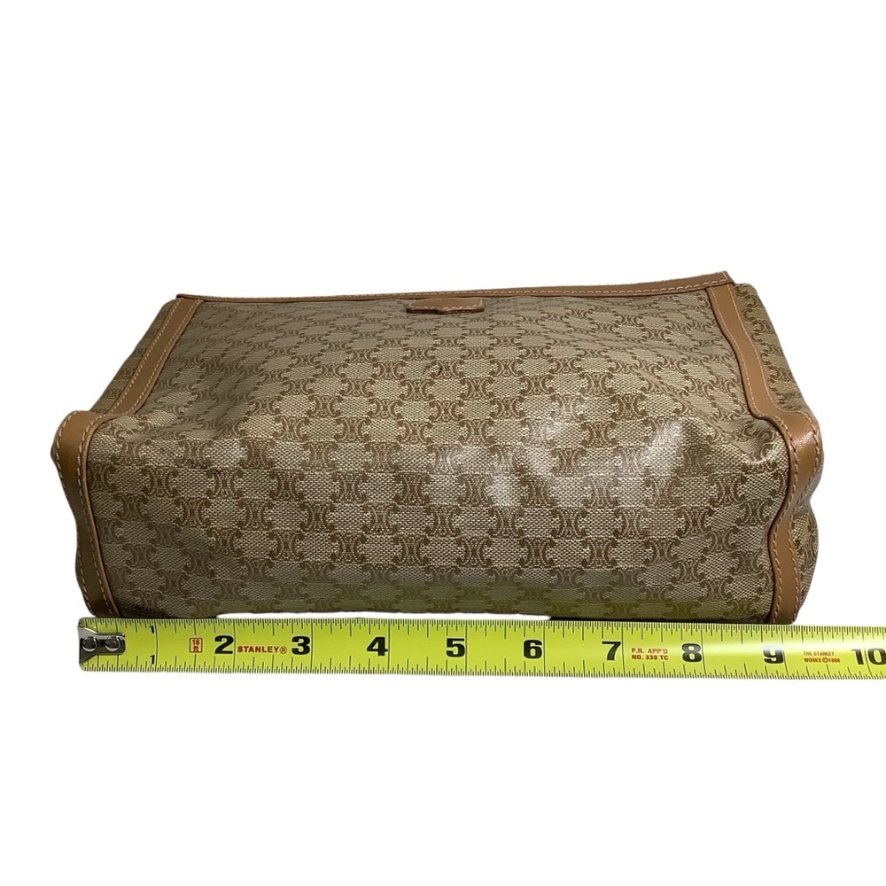Celine Macadam Brown Monogram Clutch Vintage - Picture 11 of 15